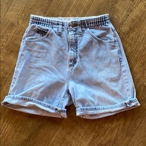 Lee Long Elastic Waist Jean Shorts